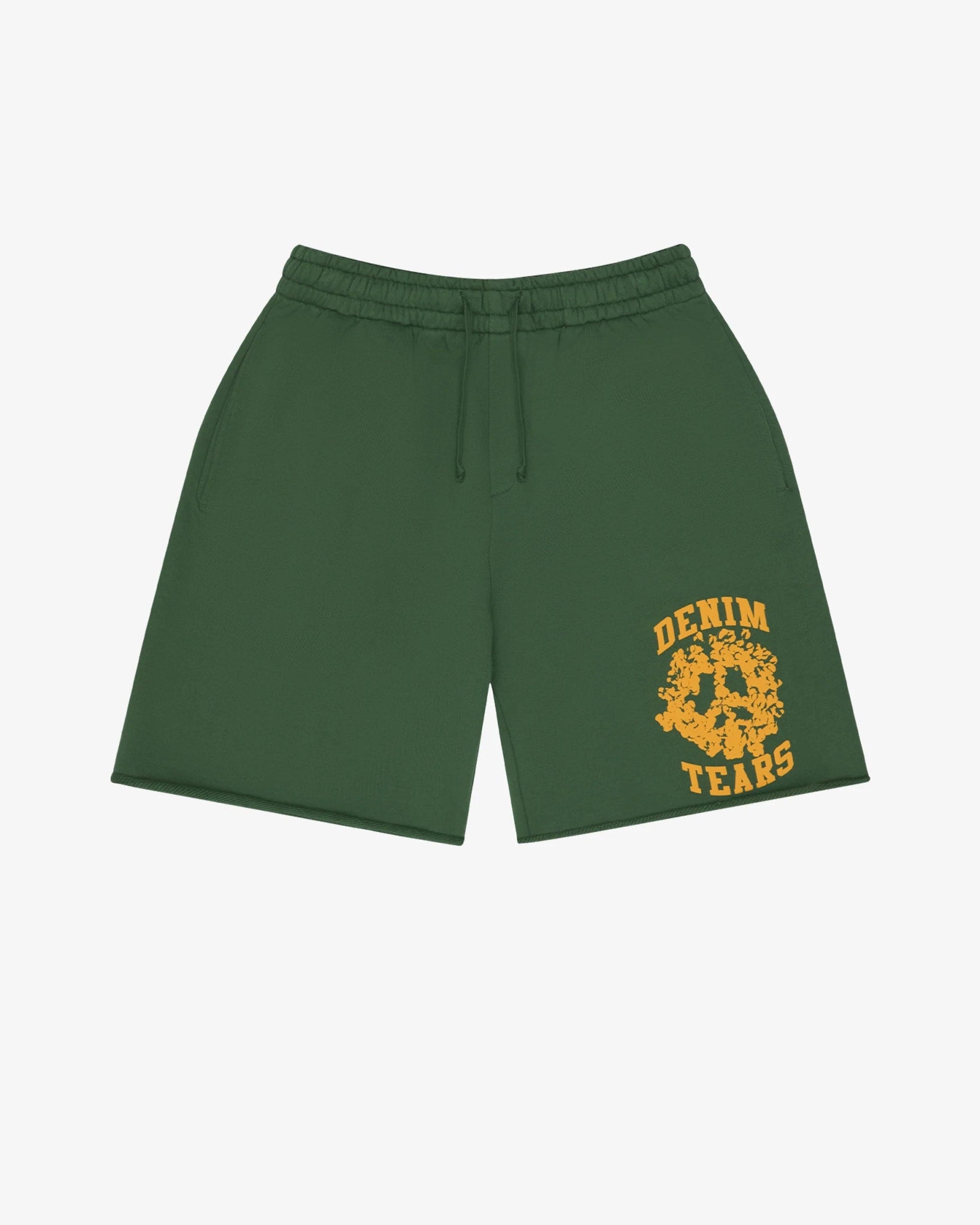 Denim Tears University Shorts Green/Yellow