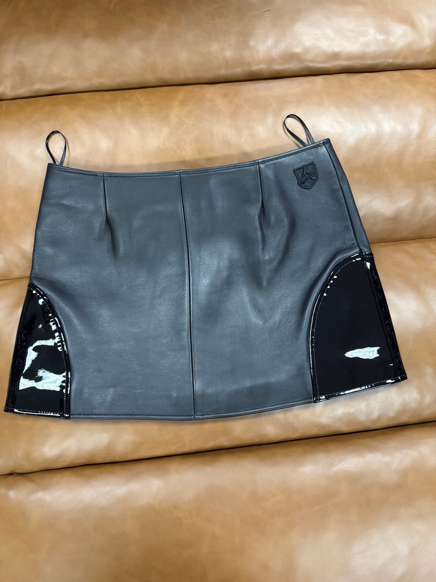 Averix Women’s Leather Pencil Skirt Limited Black/Nior