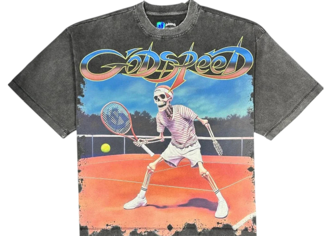 Godspeed Top Spin T-shirt Black Wash