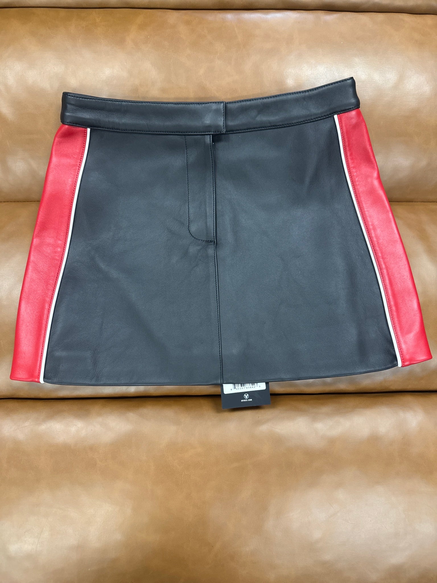 Avirex Women’s Leather Pencil Skirt Black/Nior