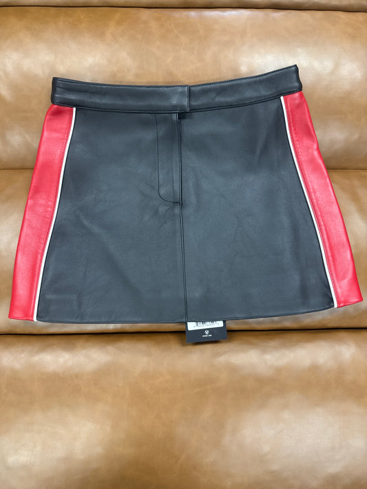 Avirex Women’s Leather Pencil Skirt Black/Nior