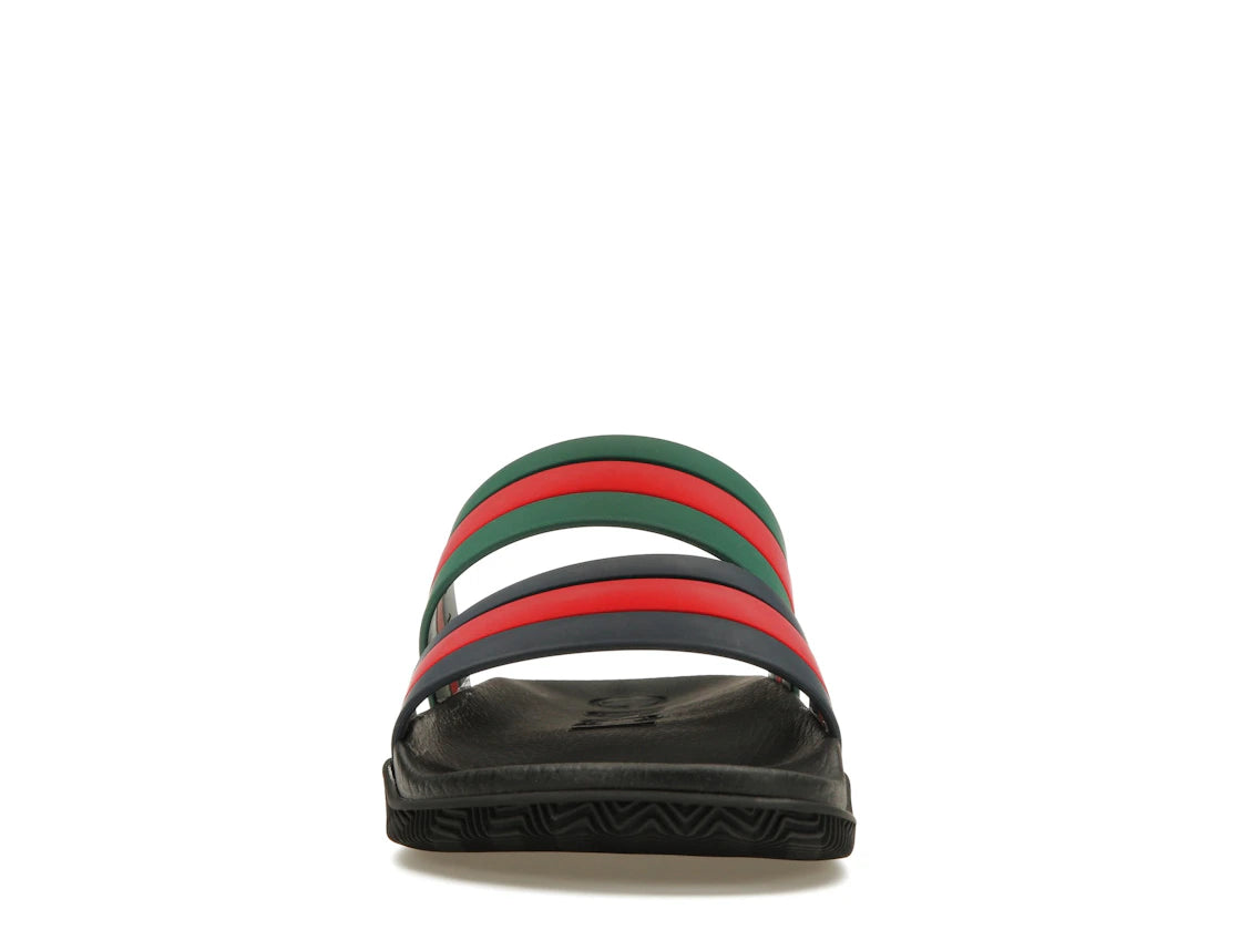 Gucci Agrado Grg Rubber Slide Black Blue Green Red
