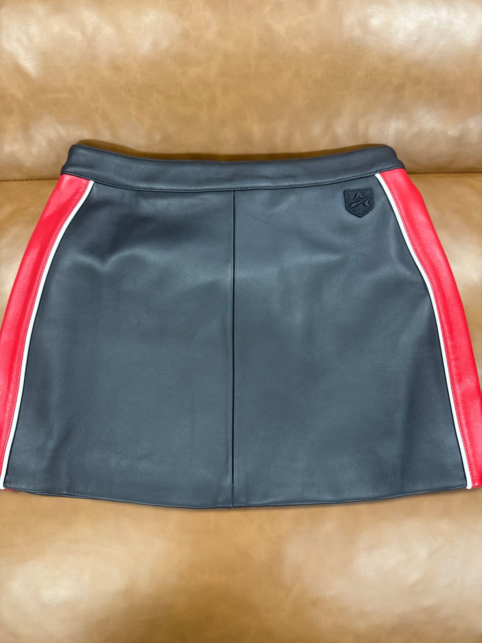 Avirex Women’s Leather Pencil Skirt Black/Nior