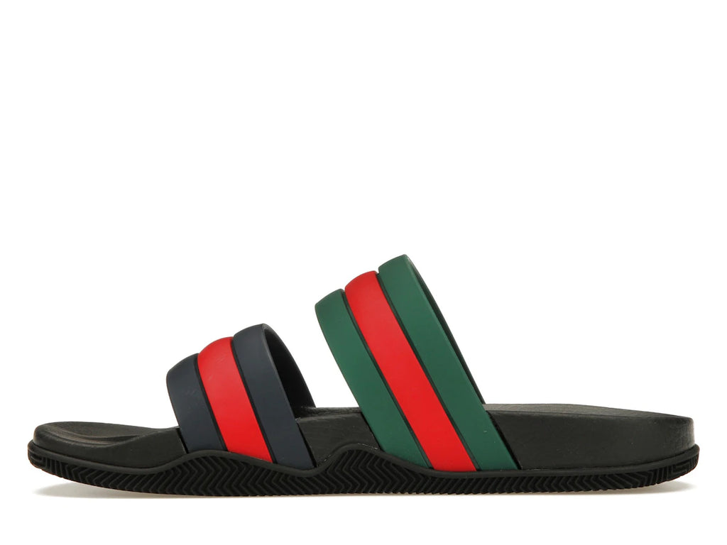 Gucci Agrado Grg Rubber Slide Black Blue Green Red